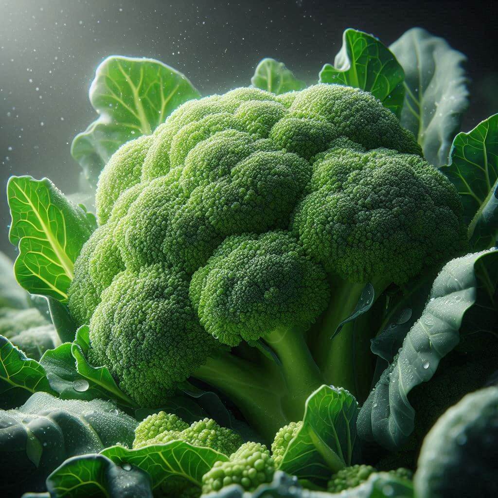 realistic image of broccoli